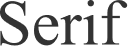 Serif