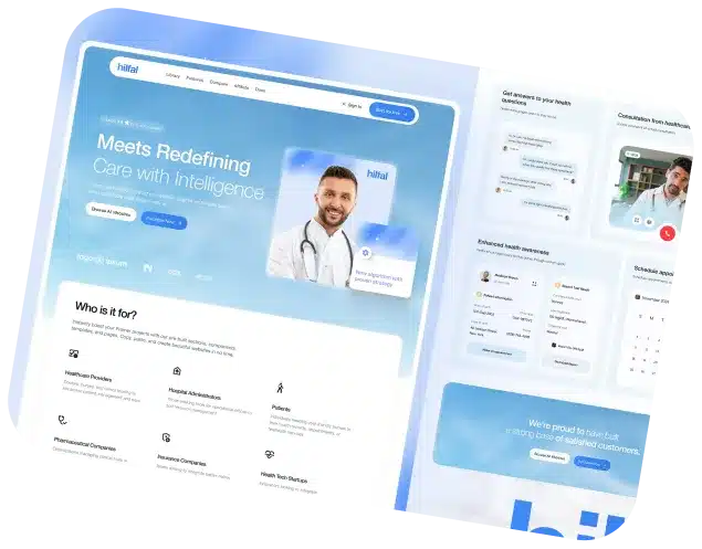 Healthcare web design company services
